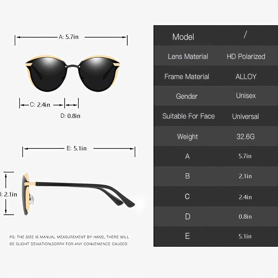 Polarized Cat Eye Sunglasses UV400 Cycling Glasses
