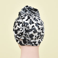 Leopard Turban Cap Bandana Beanie Hats Breathable Hijab Head Wrap