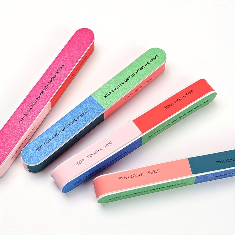 Professional Nail Buffer Sanding Block Polisher Files for Acrylic Nails Care