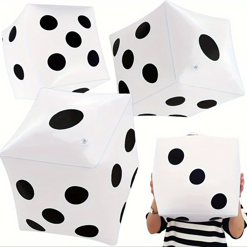 Giant Inflatable Dice 12in for Indoor Outdoor Games and Parties