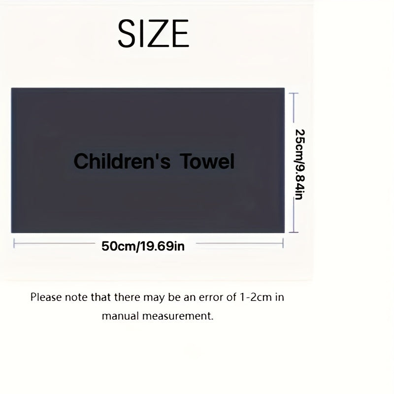 Soft Cartoon Face Towel for Swimming Pool Home Gym