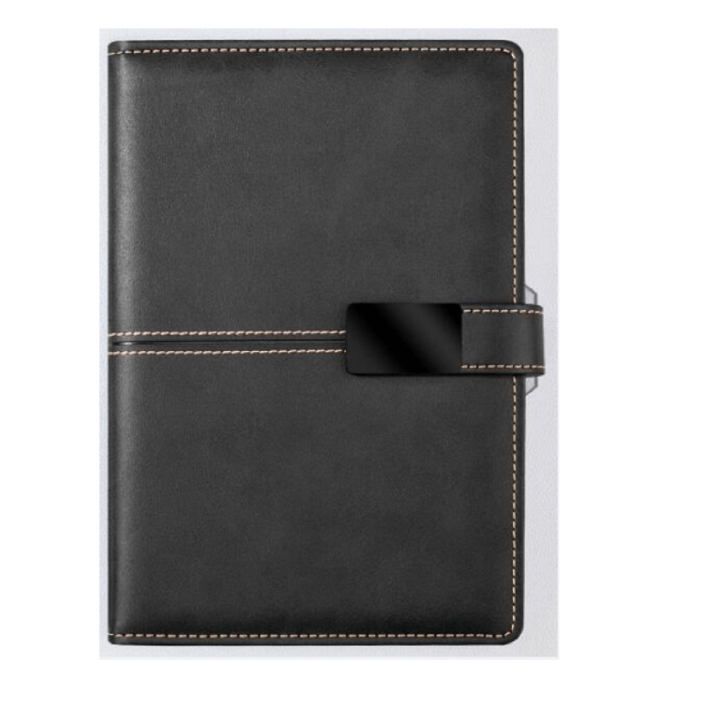 A5 Refillable Leather Journal Notebook with Lined Paper