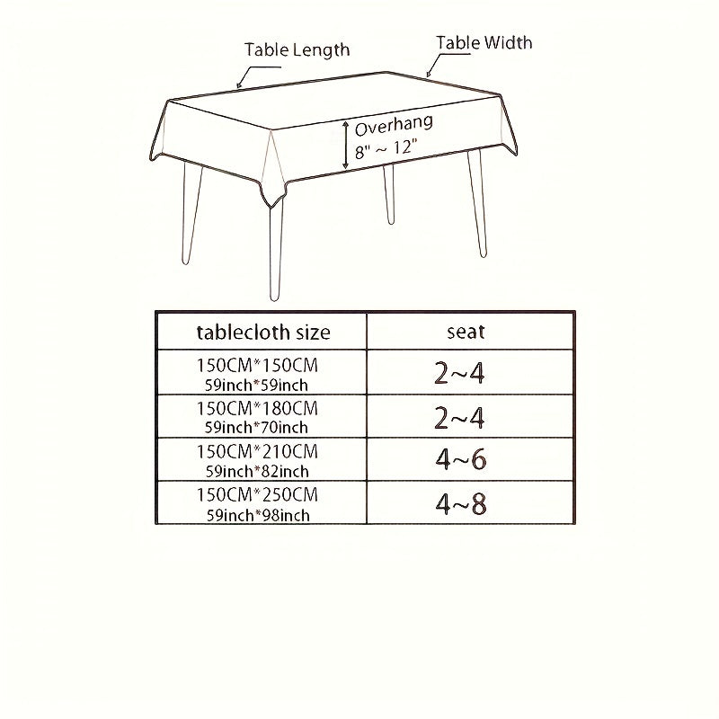 Bohemian Tablecloth Stain Resistant Waterproof - Perfect for Picnics Weddings