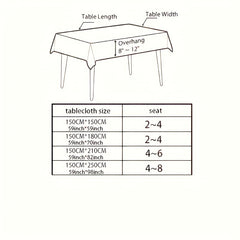 Bohemian Tablecloth Stain Resistant Waterproof - Perfect for Picnics Weddings