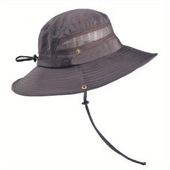 Wide Brim Sun Hat UV Protection Outdoor Bucket Hat Unisex Boonie Hats