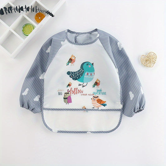 Baby Smock Long sleeved Waterproof Bib