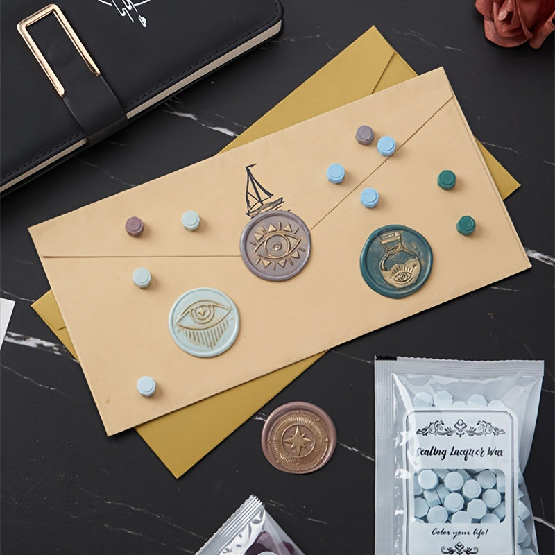 100pcs Wax Seal Beads Kit Seal Letter Envelope W