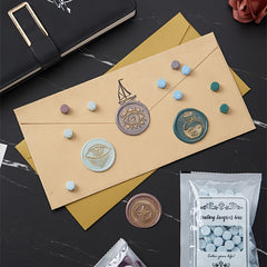 100pcs Wax Seal Beads Kit Seal Letter Envelope W