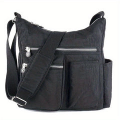 Waterproof Anti Theft Crossbody Bag Durable Nylon Satchel for Men & Women