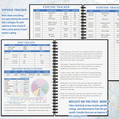 Budget Planner A5 Undated Notebook 100gsm Paper