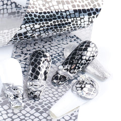 10 Sheets Leopard Nail Foils For Nail Art Decoration