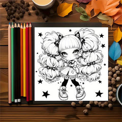 Gothic Coloring Book - 22 Pages - Thickened Paper - Unique Cover
