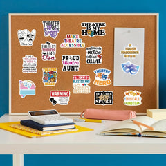 50pcs Theatre Waterproof Vinyl Stickers for Laptops Water Bottles Computers