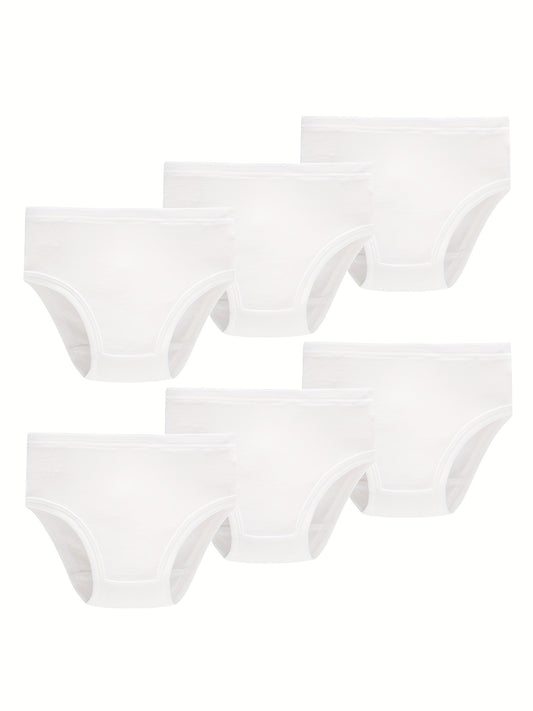 6pcs Girls Triangle Panties Soft Comfortable Underwear