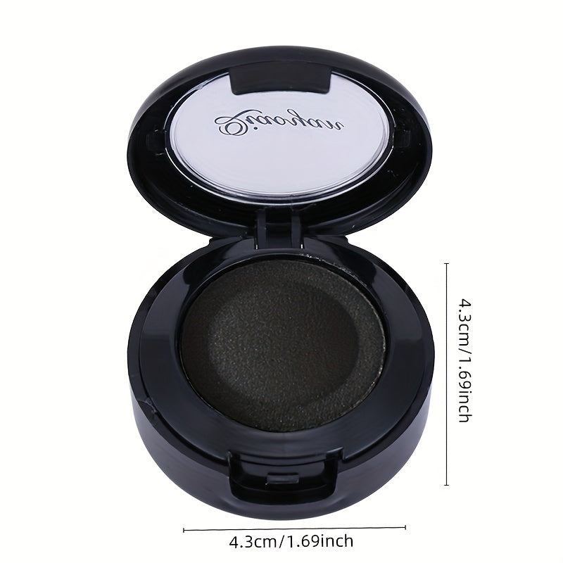 Monochrome Smokey Eyeshadow Powder Brightening Glitter