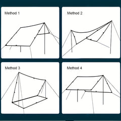 Outdoor Rainproof Canopy Tent for Picnics & Camping