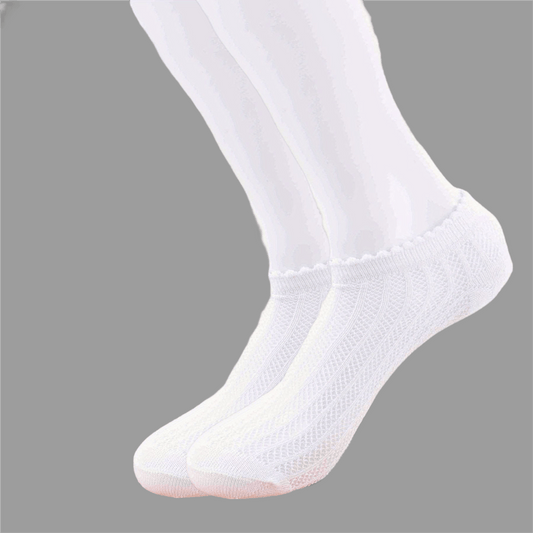 Girls Kids Mesh Breathable Low Cut Ankle Socks