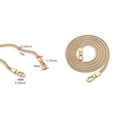 Iron Flat Chain Shoulder Bag Purse Chain Straps Accessories