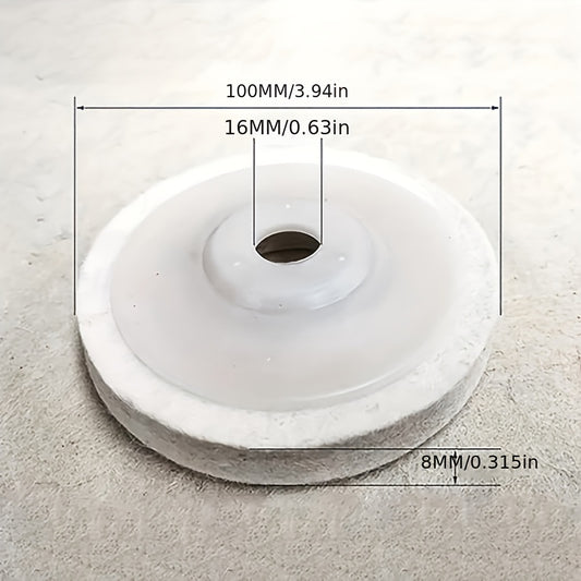 10pcs Wool Polishing Wheel Buffing Wheels Felt Grinding Pad