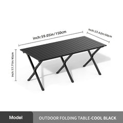 Portable Outdoor Folding Table for Picnic Camping