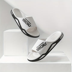 Men's Non Slip Slides Lightweight Slippers for Indoor Outdoor