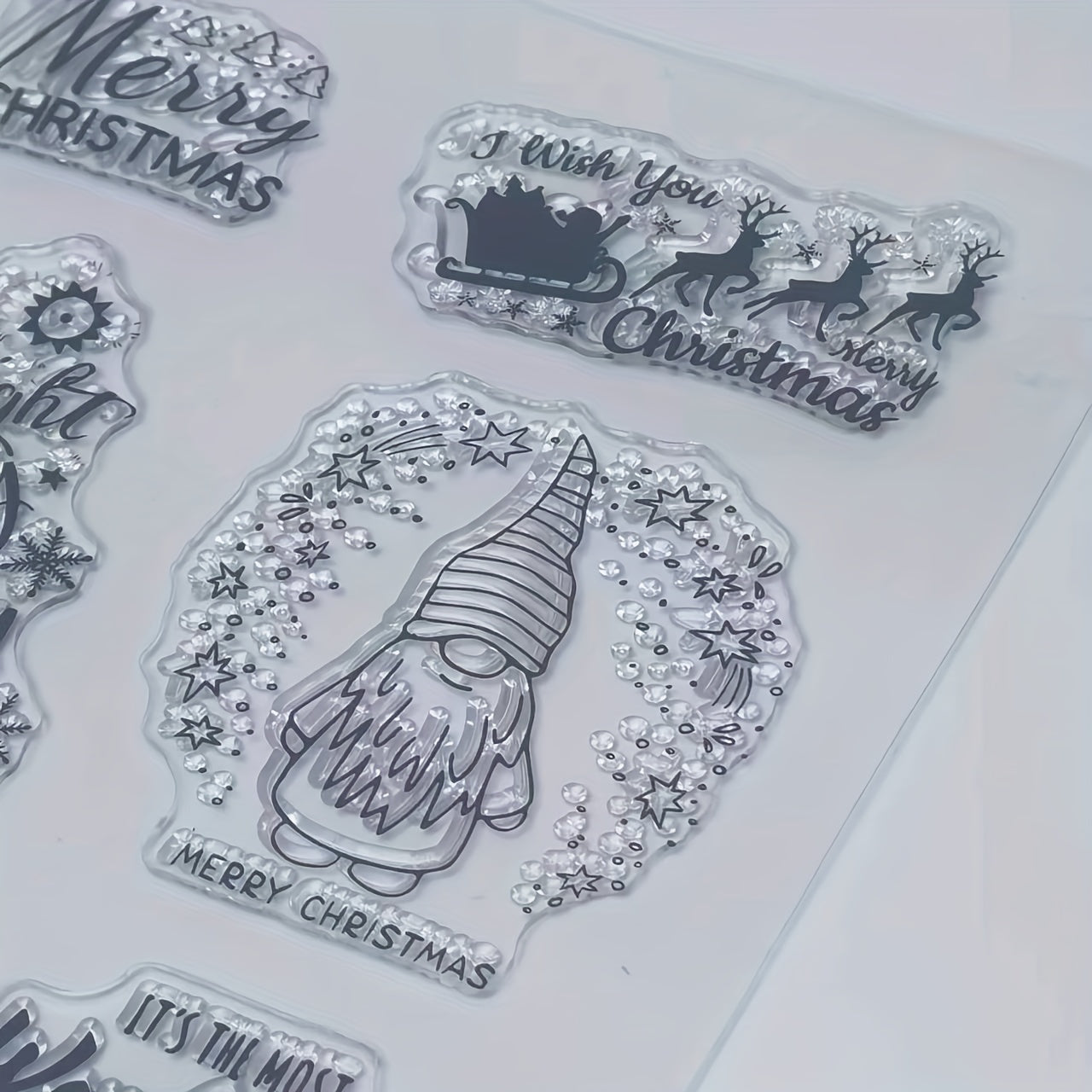 Christmas Series Transparent Stamp for DIY Scrapbooking