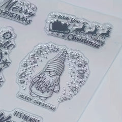 Christmas Series Transparent Stamp for DIY Scrapbooking