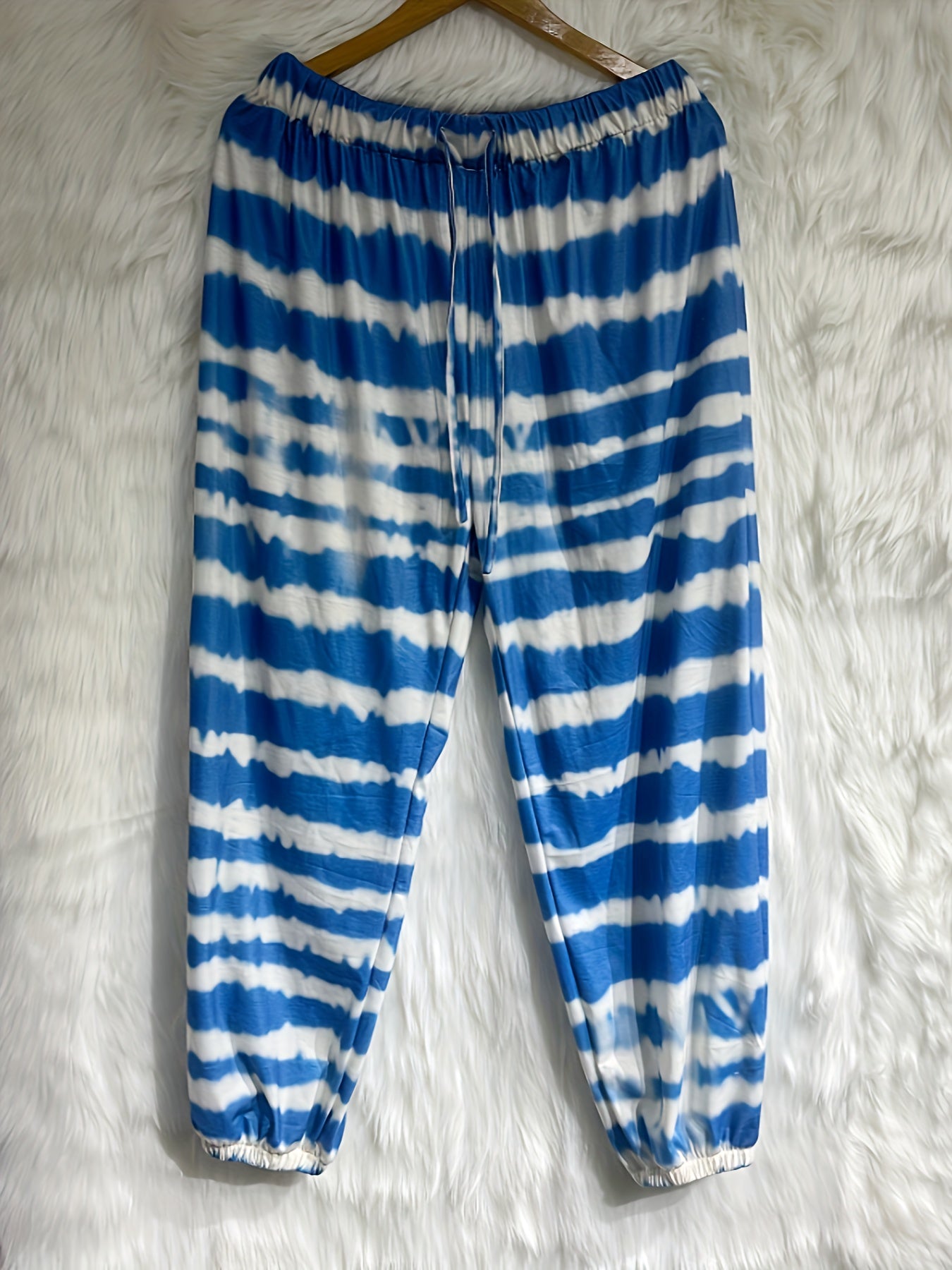  Tie Dye High Rise Jogger Trousers