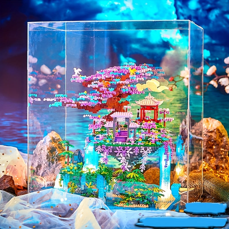 Fantasy Fairy Castle Building Blocks Set ABS Material DIY Construction Kit