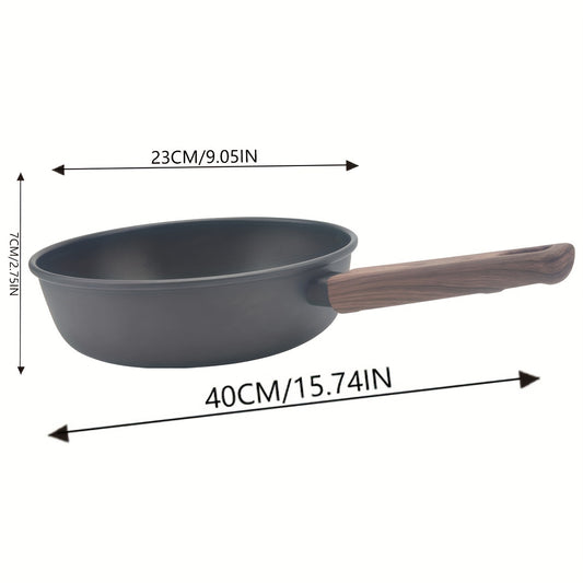 Thickened Frying Pan w/ Antique Handle for 4-6 People