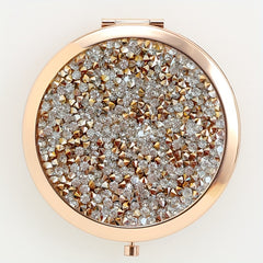 Compact Mirror 2X 1X Magnification for Purses Handheld Mirror