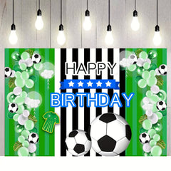 Soccer Party Backdrop Banner Grassland Background Cloth Decoration