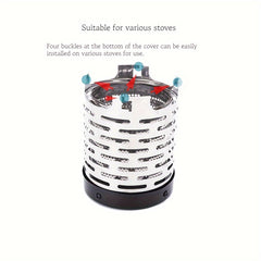 Stainless Steel Windproof Windshield for Outdoor Camping Heater