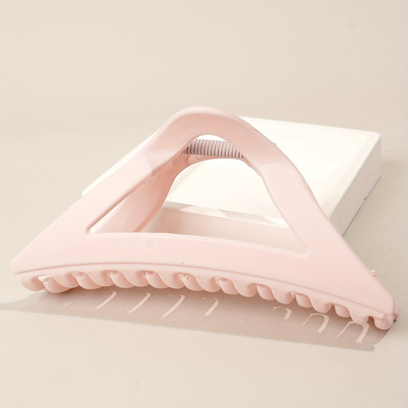Matte Solid Triangle Hair Claw Set for Hair Styling