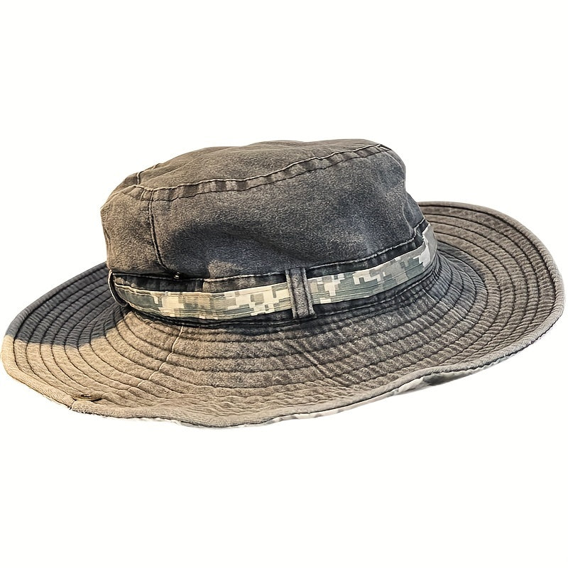 Outdoor Fishermans Hat Cowboy Style with Shade for Fishing