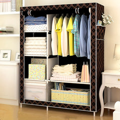 Dustproof Cloth Wardrobe Storage Rack with Zipper