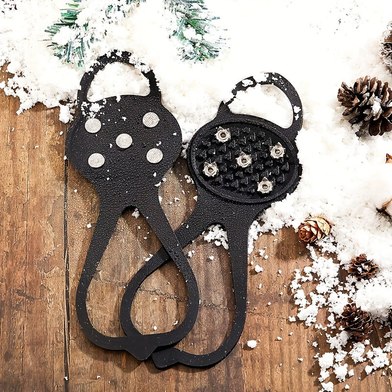 Non-slip Clamp Nails Ice Shoe Nails with 5 Teeth for Hiking Skiing