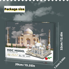 Taj Mahal Castle Building Model 4036pcs Micro Drilling Particle Building Blocks