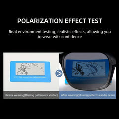 Men's Oversized Sunglasses Anti Glare UV Protection for Outdoor Activities