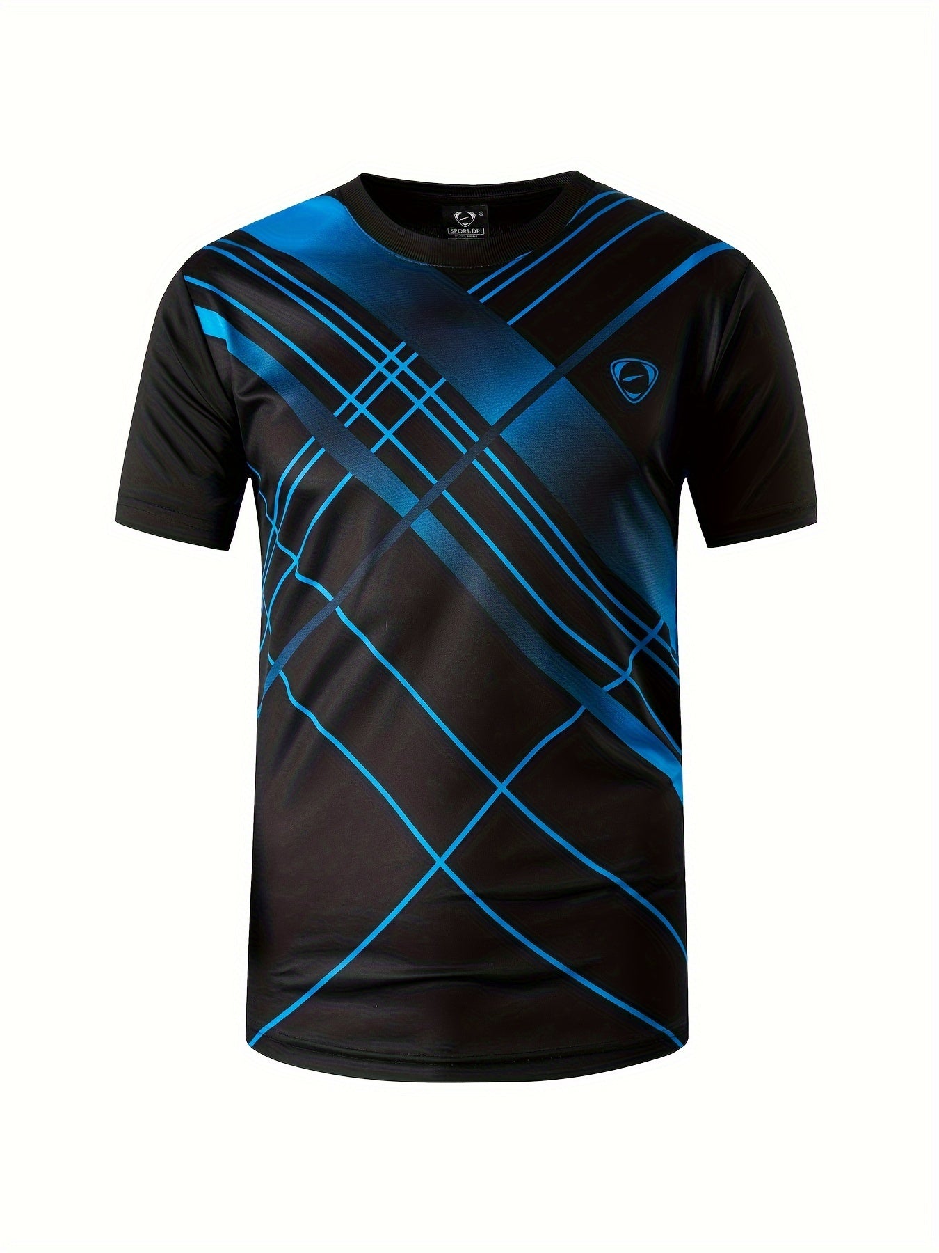 Men's Sport Tee Shirt Dry Comfort Performance Tennis Golf Bowling