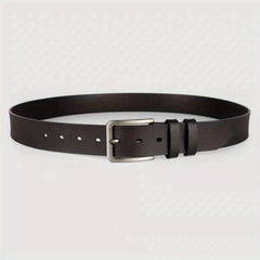 PU Leather Buckle Vintage Belt Men's Antique Jeans Casual Middle aged Joker Belt