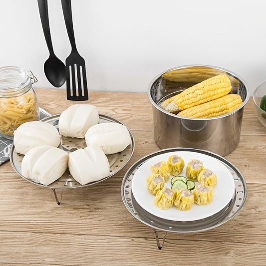 Stainless Steel Steaming Rack Stand for Canning Pressure Cooking Toasting