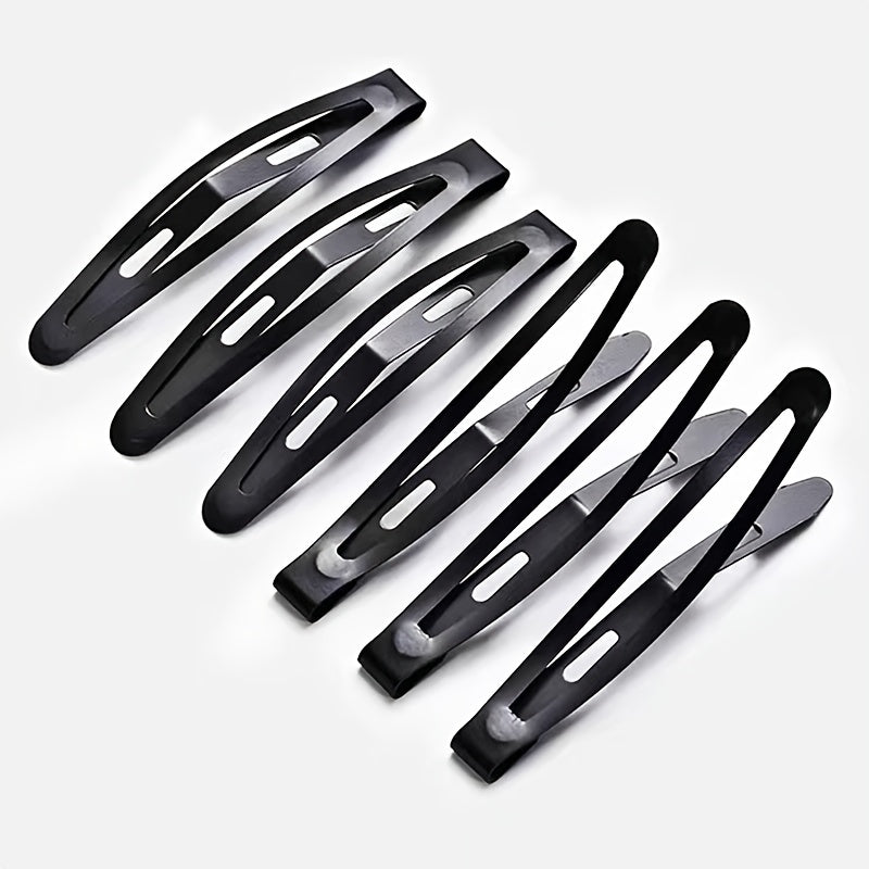5pcs Snap Hair Clips All-match Barrettes Hairpins Classic