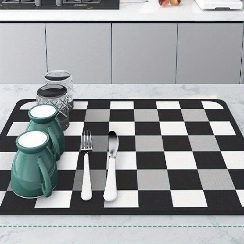 Absorbent Coffee Bar Mat for Countertop