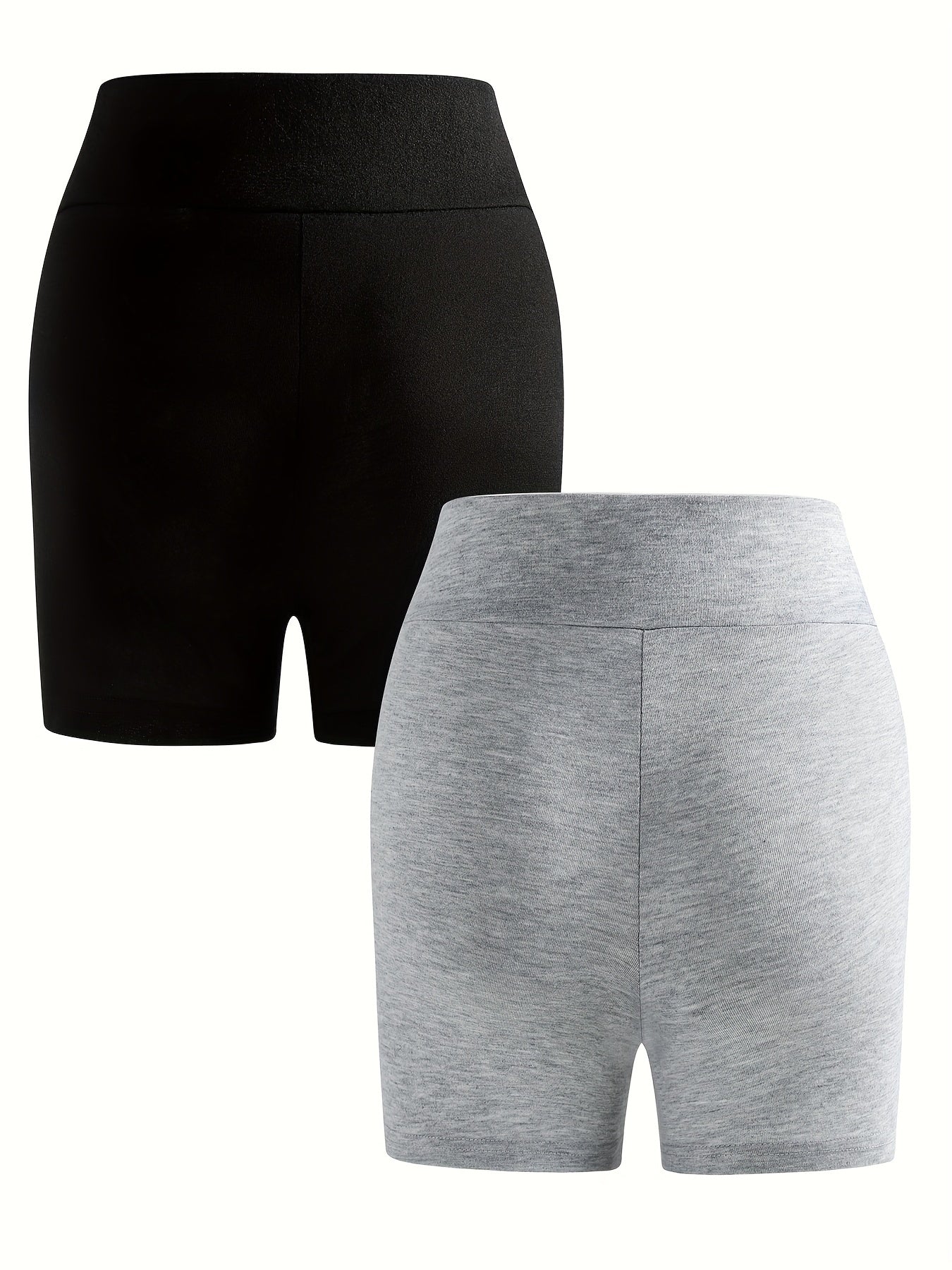 2-Pack High Waist Short Leggings for Spring & Summer