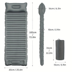 Ultralight Sleeping Pad with Pillow and Pump for Camping