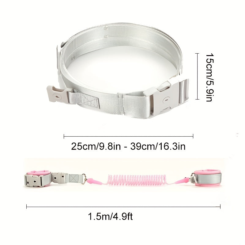 2-in-1 Toddler Anti Lost Belt & Wrist Link with Safety Lock