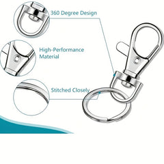 10pcs Swivel Clasps Set for DIY Necklace Bracelet Chain Supplies