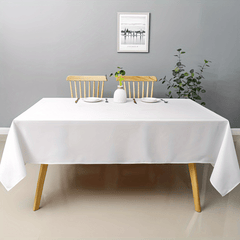 Stain Proof Waterproof Polyester Tablecloth Decorated Washable Fabric Tablecloth