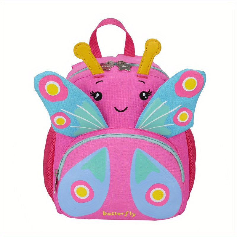 Kids 3D Butterfly Backpack Anti-lost Small School Bag